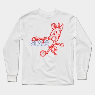 Defunct Chicago Stags Basketball Team Long Sleeve T-Shirt